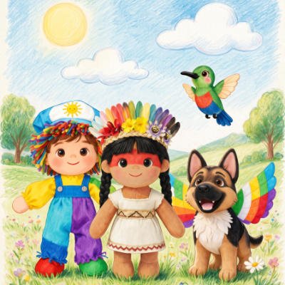 Pequeño Arcoíris, Vito e Yporã — las canciones de la colección