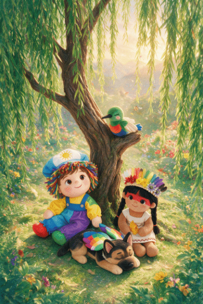 Tapa del cuento ilustrado Acá Estoy